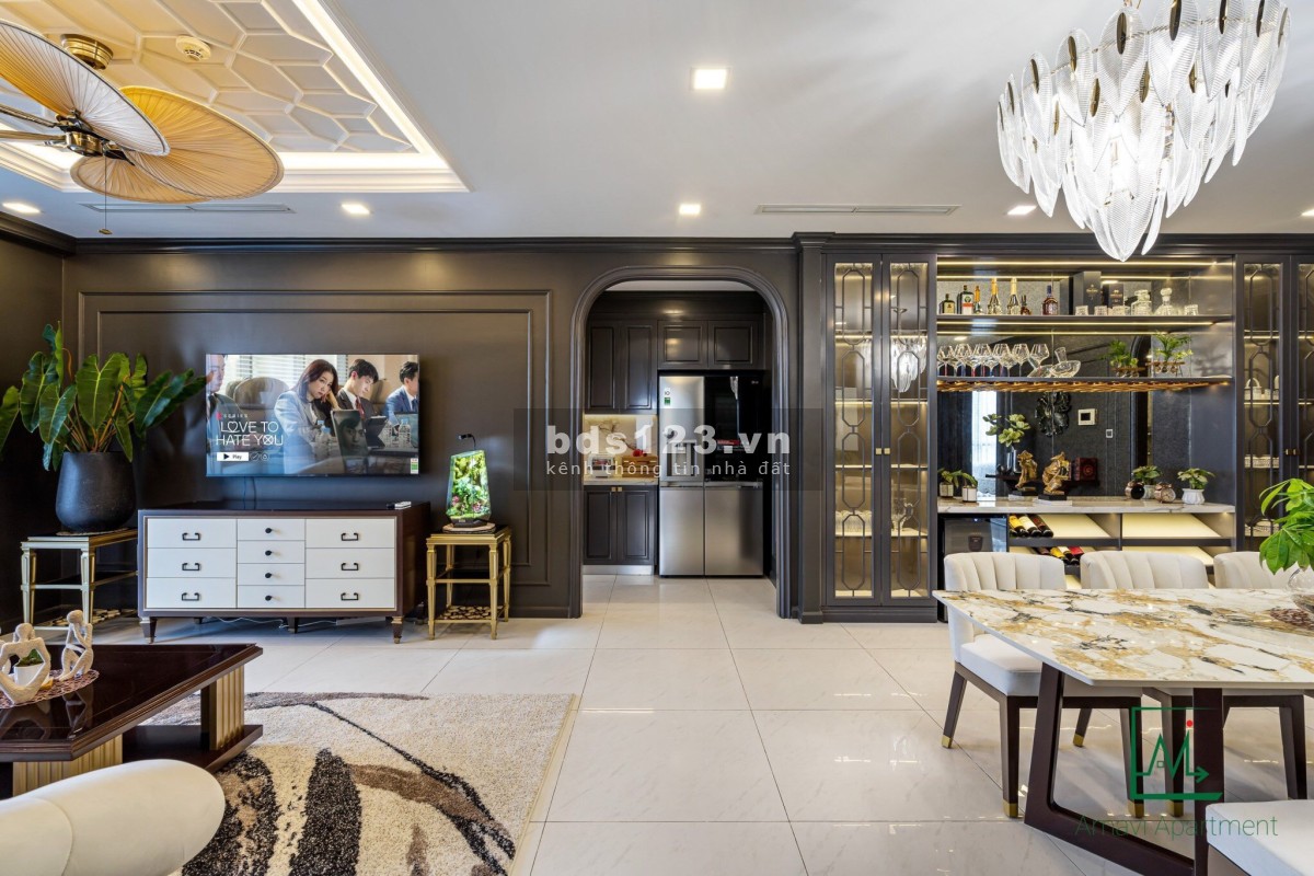 Penthouse Vinhomes Central Park Cho thuê View Pháo hoa Diện tích 160m2 Park 5 3PN 3WC