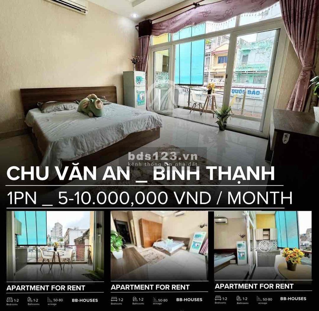 HỆ THỐNG CHUYÊN CHO THUE CĂN HỘ 1PN FULL NỘI THẤT TẠI BÌNH THẠNH