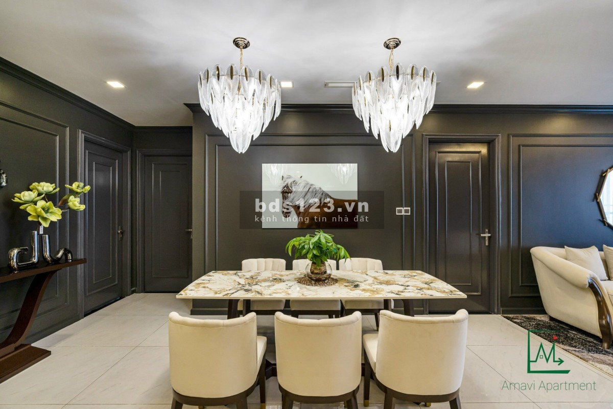 Penthouse Vinhomes Central Park Cho thuê View Pháo hoa Diện tích 160m2 Park 5 3PN 3WC
