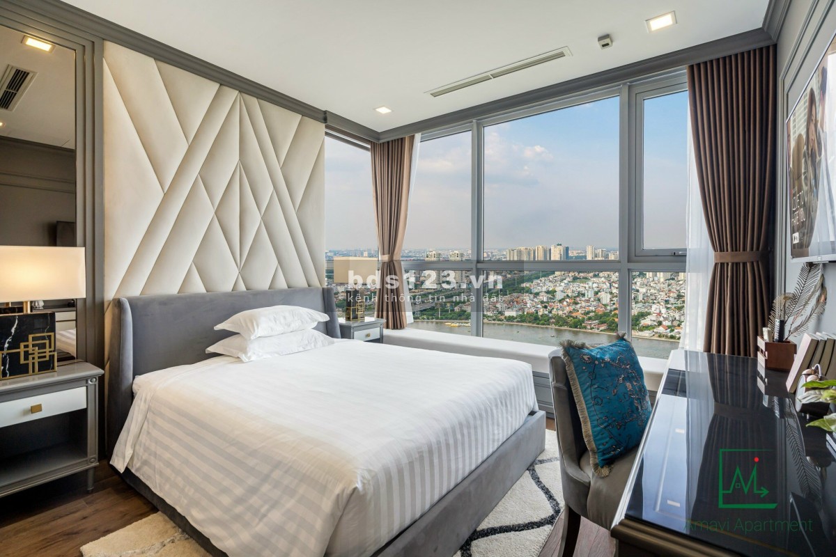 Penthouse Vinhomes Central Park Cho thuê View Pháo hoa Diện tích 160m2 Park 5 3PN 3WC