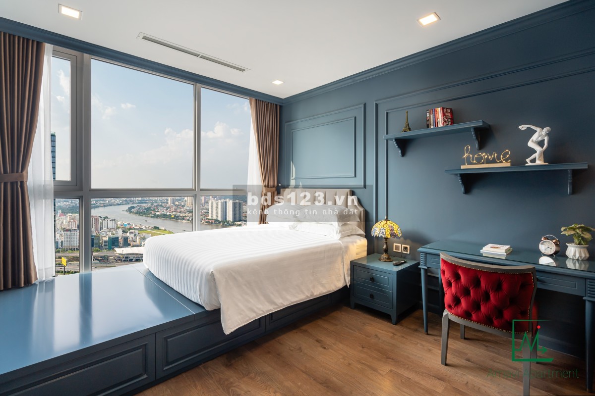 Penthouse Vinhomes Central Park Cho thuê View Pháo hoa Diện tích 160m2 Park 5 3PN 3WC