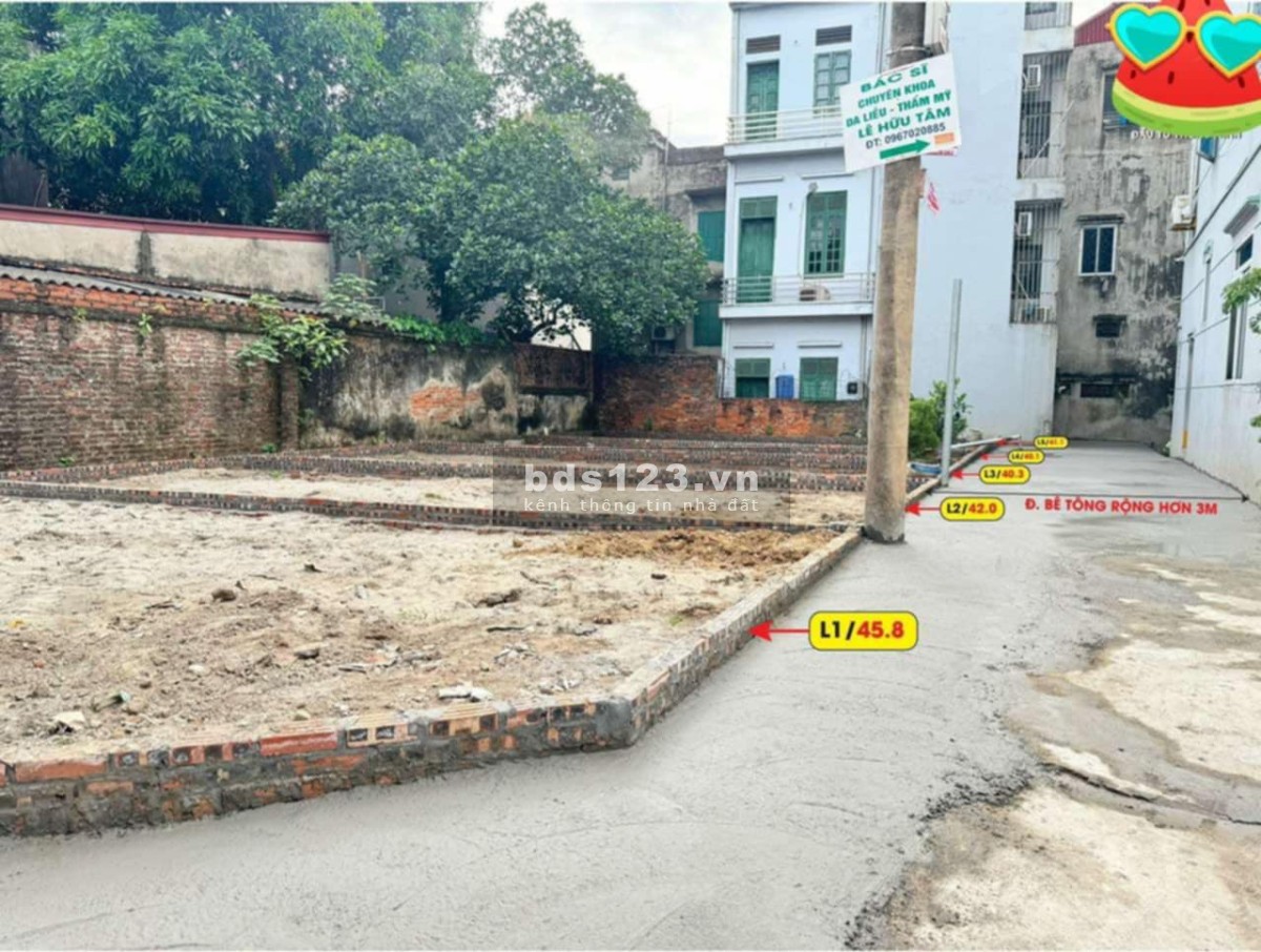 BÁN ĐẤT ĐẢN DỊ - UY NỖ, TRUNG TÂM HUYỆN ĐÔNG ANH, DIỆN TÍCH 40.3m, MẶT TIỀN 4.1m GIÁ NHỈNH 3 TỶ