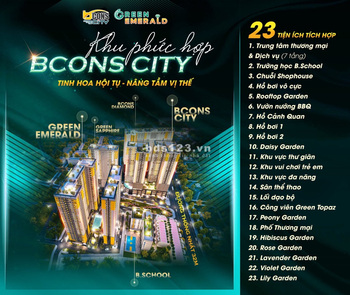 Bán Bcons city mặt tiền Thống Nhất, trả trước 440 triệu sở hữu ngay