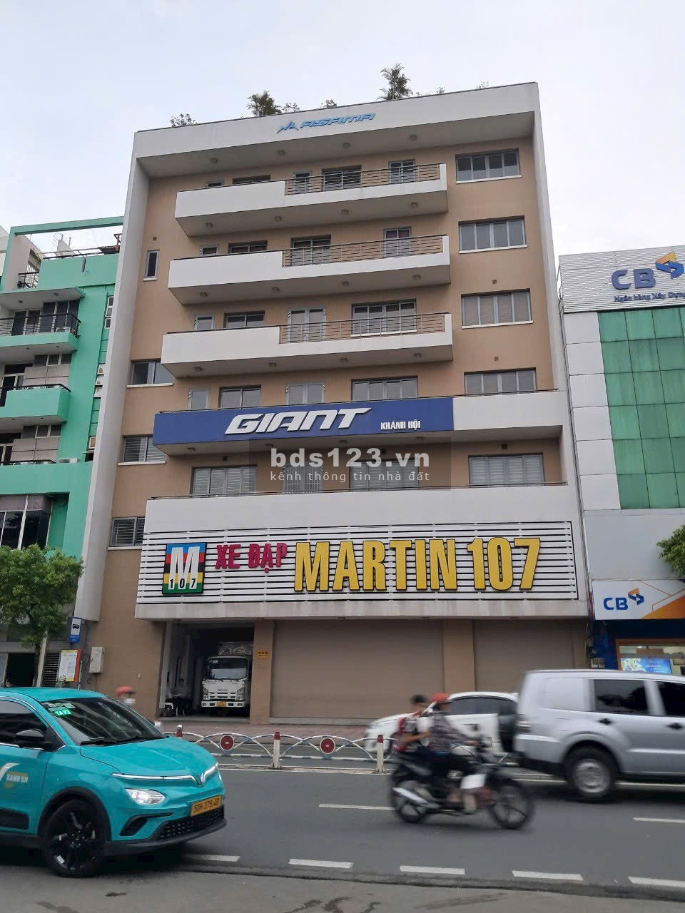 Cho Thuê Toàn Nhà VP Mặt Tiền Đường Khánh Hội Quận 4. DT:18x15m. Giá 400tr