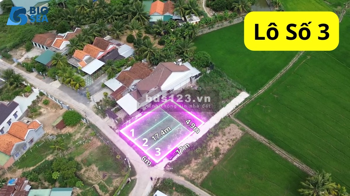 Cần tiền bán nhanh 4 lô đất liền nhau full thổ cư 2 mặt tiền Ninh Hòa - Khánh Hòa