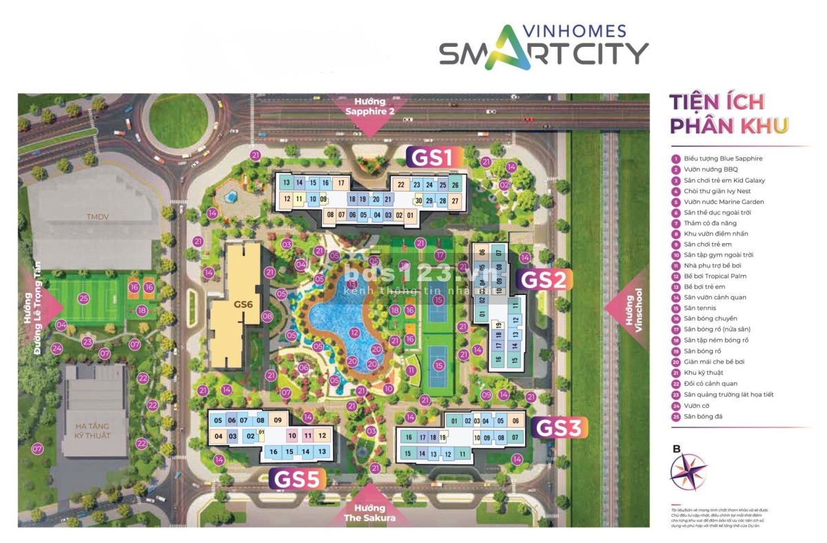 Chỉ booking mới lấy được căn chung cư Vinhomes smart city - phân khu The Miami - giá từ 60 tr/m2