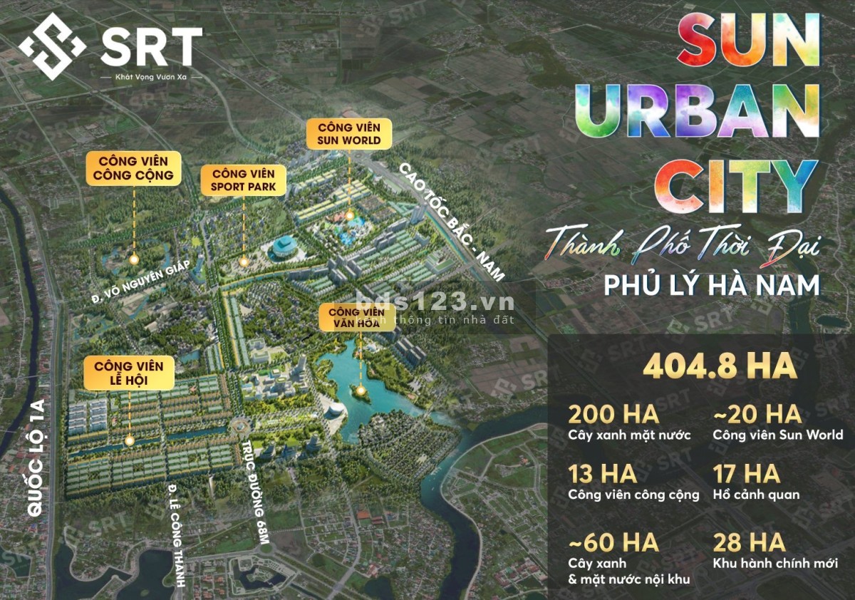 Bán Biệt Thự Liền Kề siêu đẹp tại đô thị đầu tiên của Hà Nam Sun Urban City, trung tâm mới TP Phủ Lý