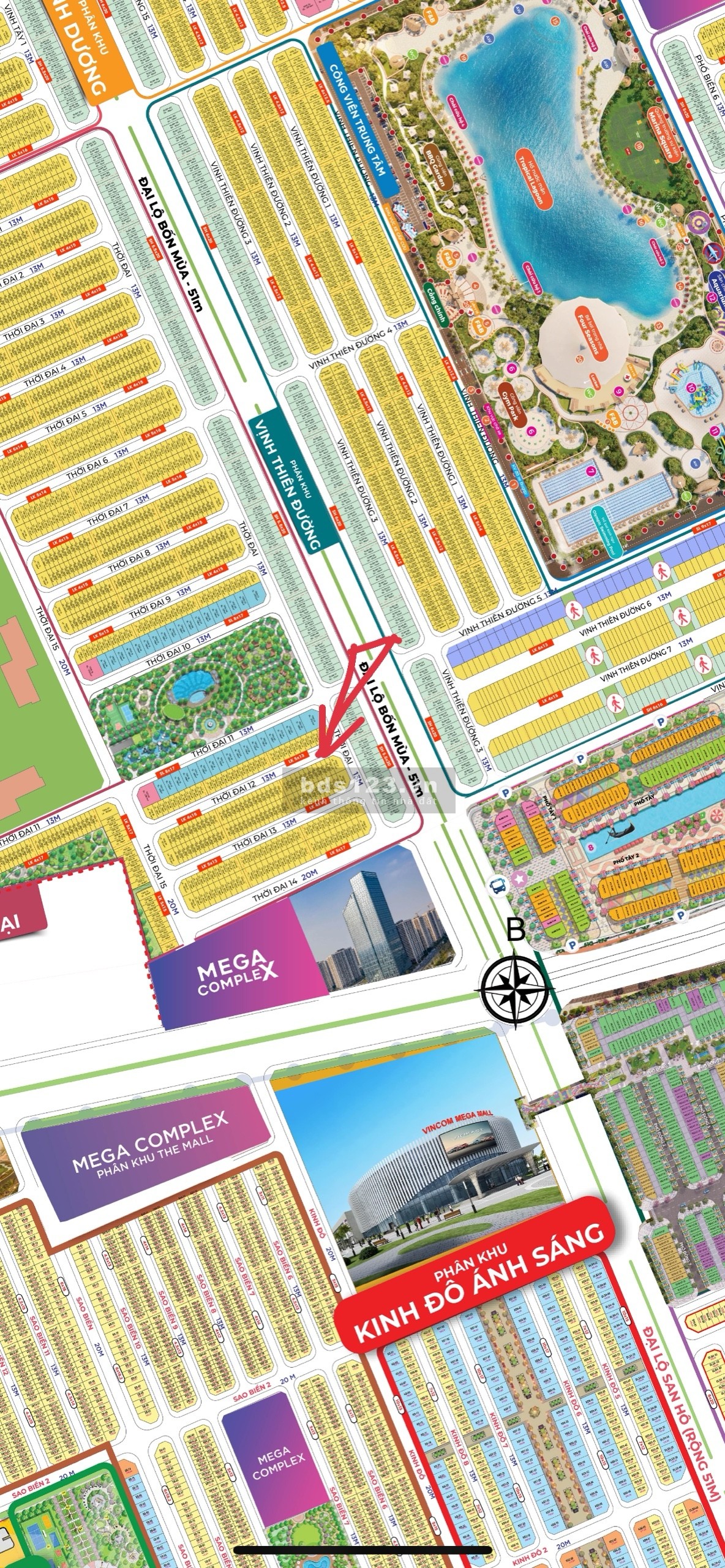 Bán LK 60m dãy TĐ12 gần tòa VP, cạnh chung cư, vành đai 3.5 Vinhomes Ocean Park 3 gía 8 tỷ
