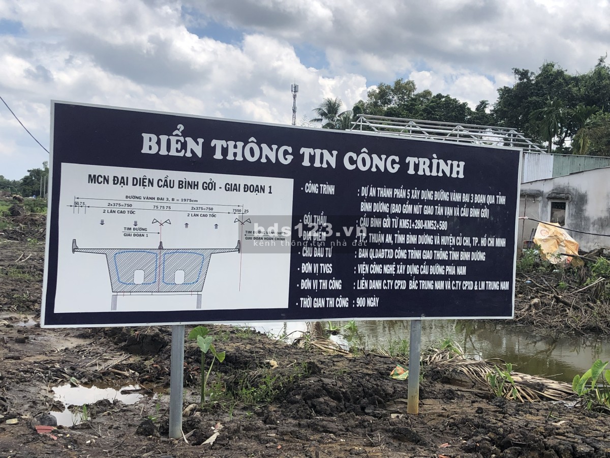 Bán gấp đất thổ cư 5x24m2 2MT 20m ven sông Sài Gòn, cách đường VĐ3 200m, xã Bình Mỹ, Củ Chi, Tp.HCM