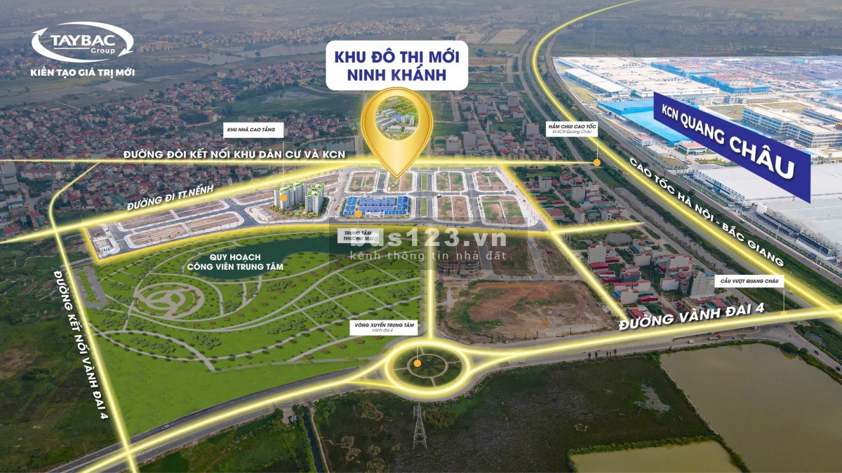 Bán Lô Biệt Đồng Vân - Kcn Quang Châu - Việt Yên - Bắc Giang