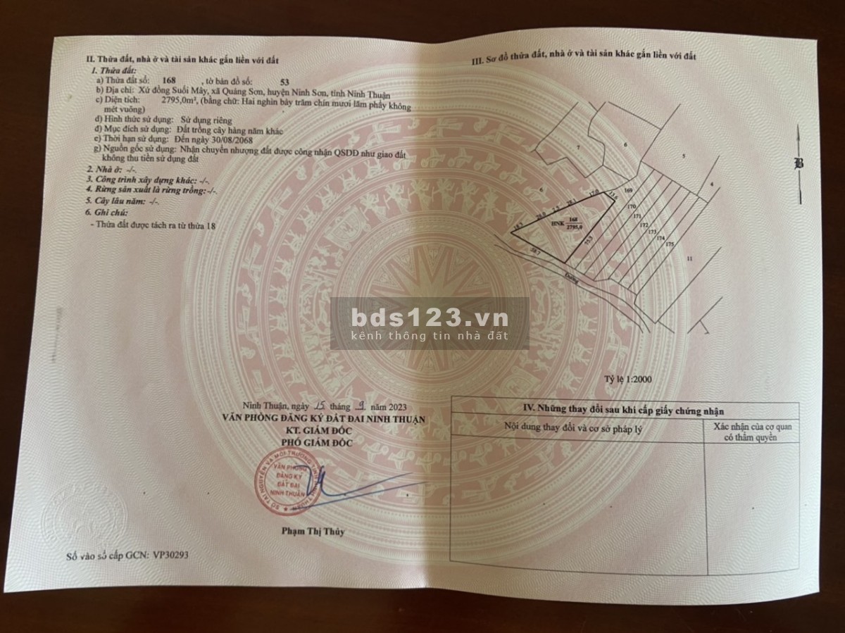 BÁN 8 LÔ ĐẤT NINH SƠN GIÁ CHỈ TỪ 100TR