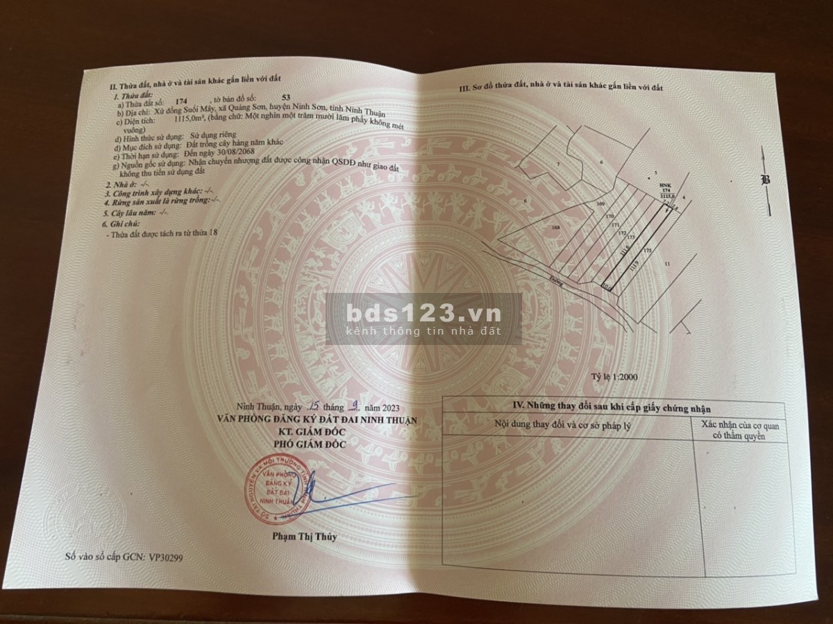 BÁN 8 LÔ ĐẤT NINH SƠN GIÁ CHỈ TỪ 100TR
