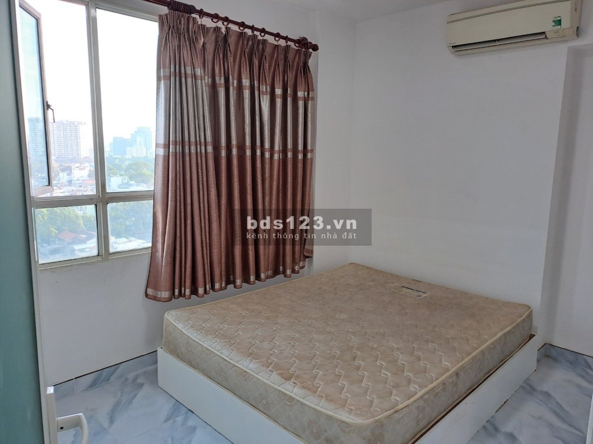 Cho thuê chung cư Nguyễn Phúc Nguyên, P10, Quận 3: 85m2, 2p ngủ, 2wc, 14tr.