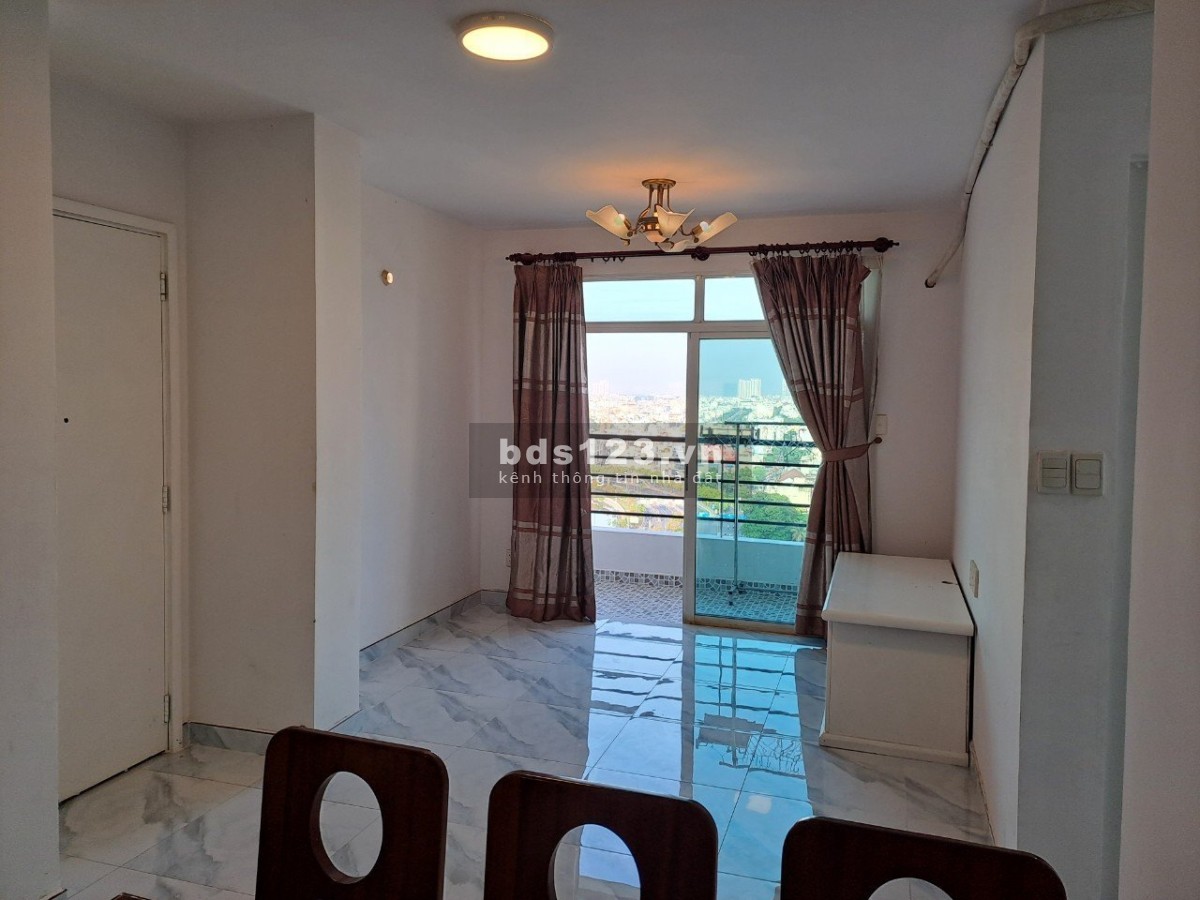 Cho thuê chung cư Nguyễn Phúc Nguyên, P10, Quận 3: 85m2, 2p ngủ, 2wc, 14tr.