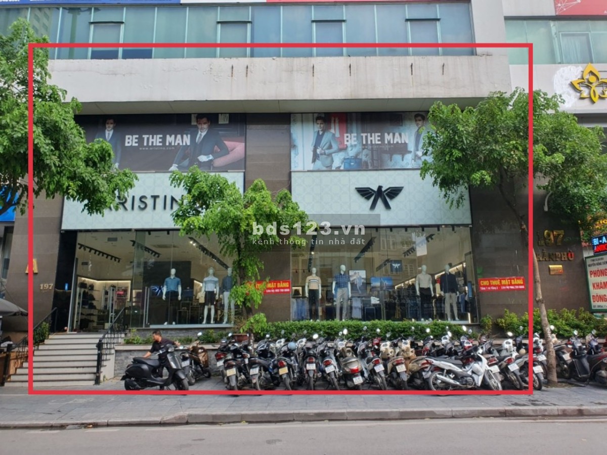 Cho thuê mặt bằng kinh doanh đường Ngô Thì Nhậm Hà Đông, DT 260m mặt tiền 12.5m giá 72tr/th