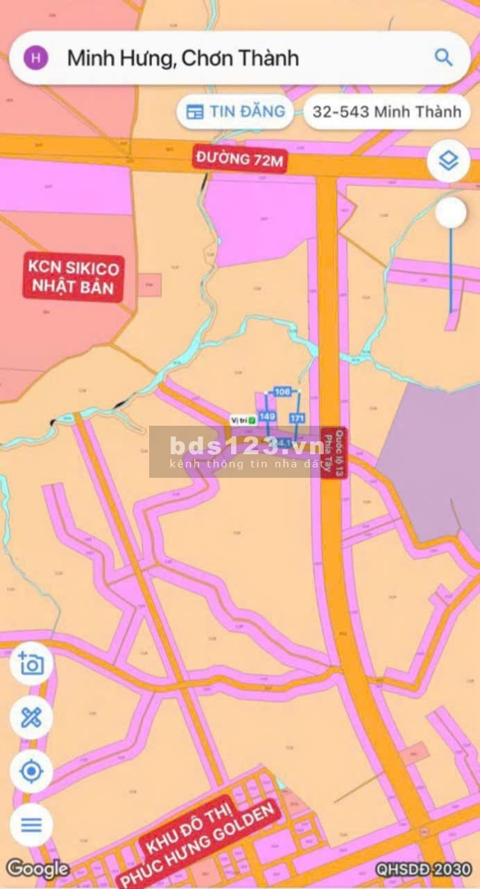 CỰC SỐT !! - CẦN BÁN GẤP đất Chơn Thành - Bình Phước - CÓ SỔ SẴN - CÔNG CHỨNG NGAY !!!!!