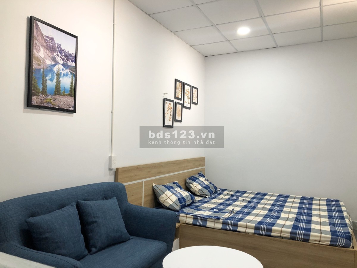 1 phòng ngủ tách bếp full nội thất gần công viên Hoàng Văn Thụ