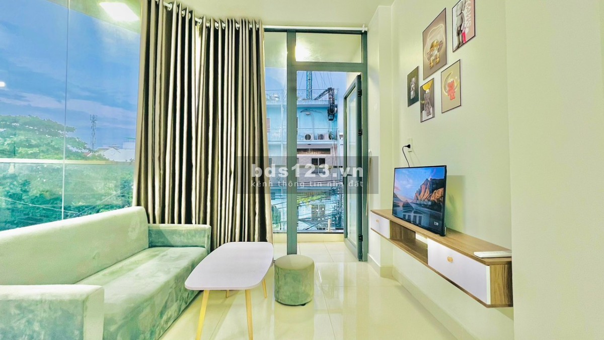 Cao cấp Bình Thạnh - Căn hộ 1 Phòng ngủ Ban công, Nội thất đẹp tại Ngô Đức Kế - gần Nơ Trang Long