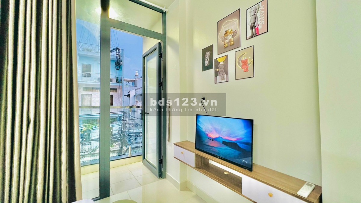 Cao cấp Bình Thạnh - Căn hộ 1 Phòng ngủ Ban công, Nội thất đẹp tại Ngô Đức Kế - gần Nơ Trang Long