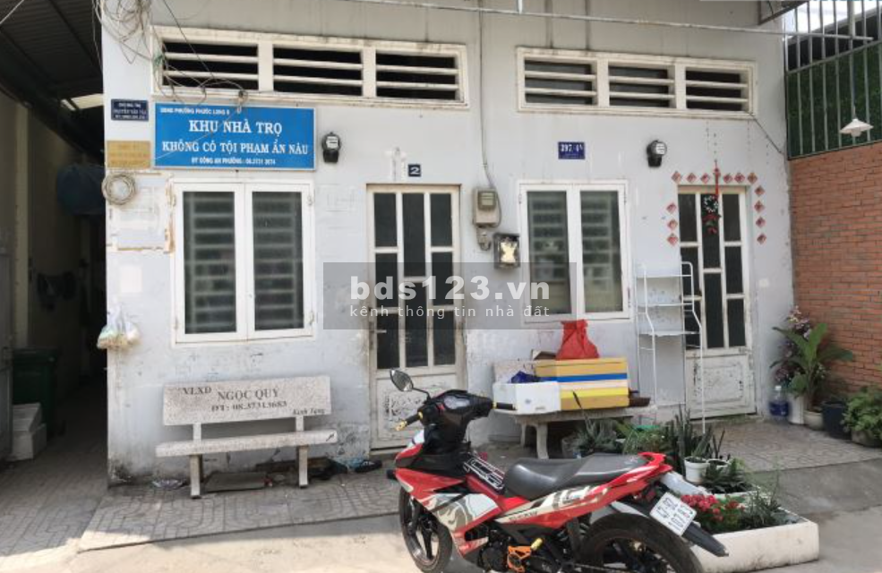 Bán dãy 8 phòng trọ mặt tiền đường 397 Đỗ Xuân Hợp, Cách Đỗ Xuân Hợp chỉ vài chục mét.