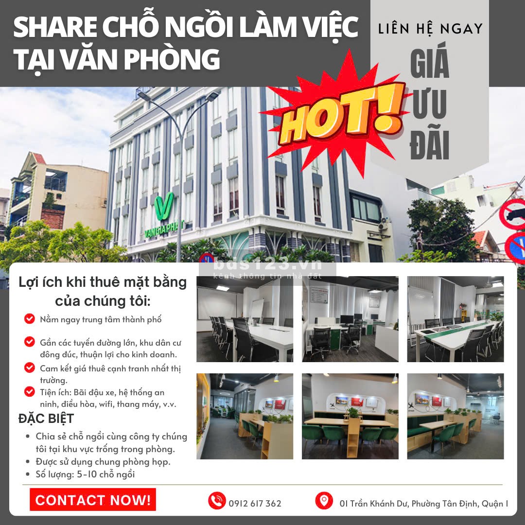 Hiện tại Công ty em đang muốn Share lại vị trí ngồi trong công ty, do còn nhiều không gian trống.