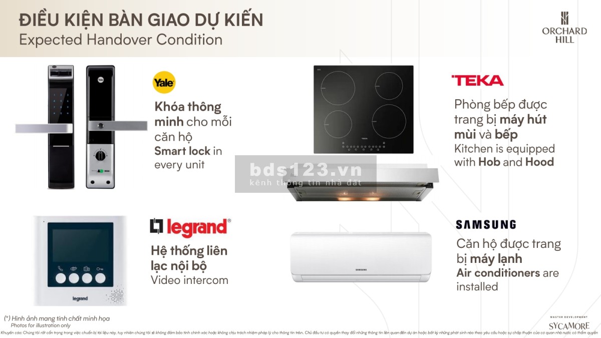 CapitaLand GĐ1 Booking 100tr/căn Orchard Hill Bình Dương. Giá chỉ 48tr/m2,1PN full nội thất cao cấp