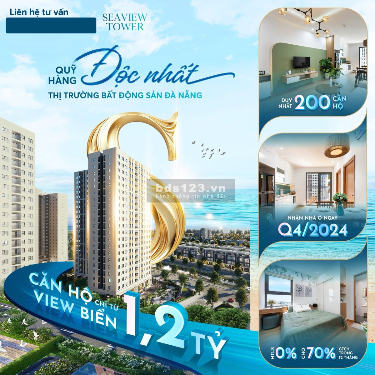 Chỉ 1.2 tỷ có ngay căn hộ thương mại cạnh biển Đà Nẵng