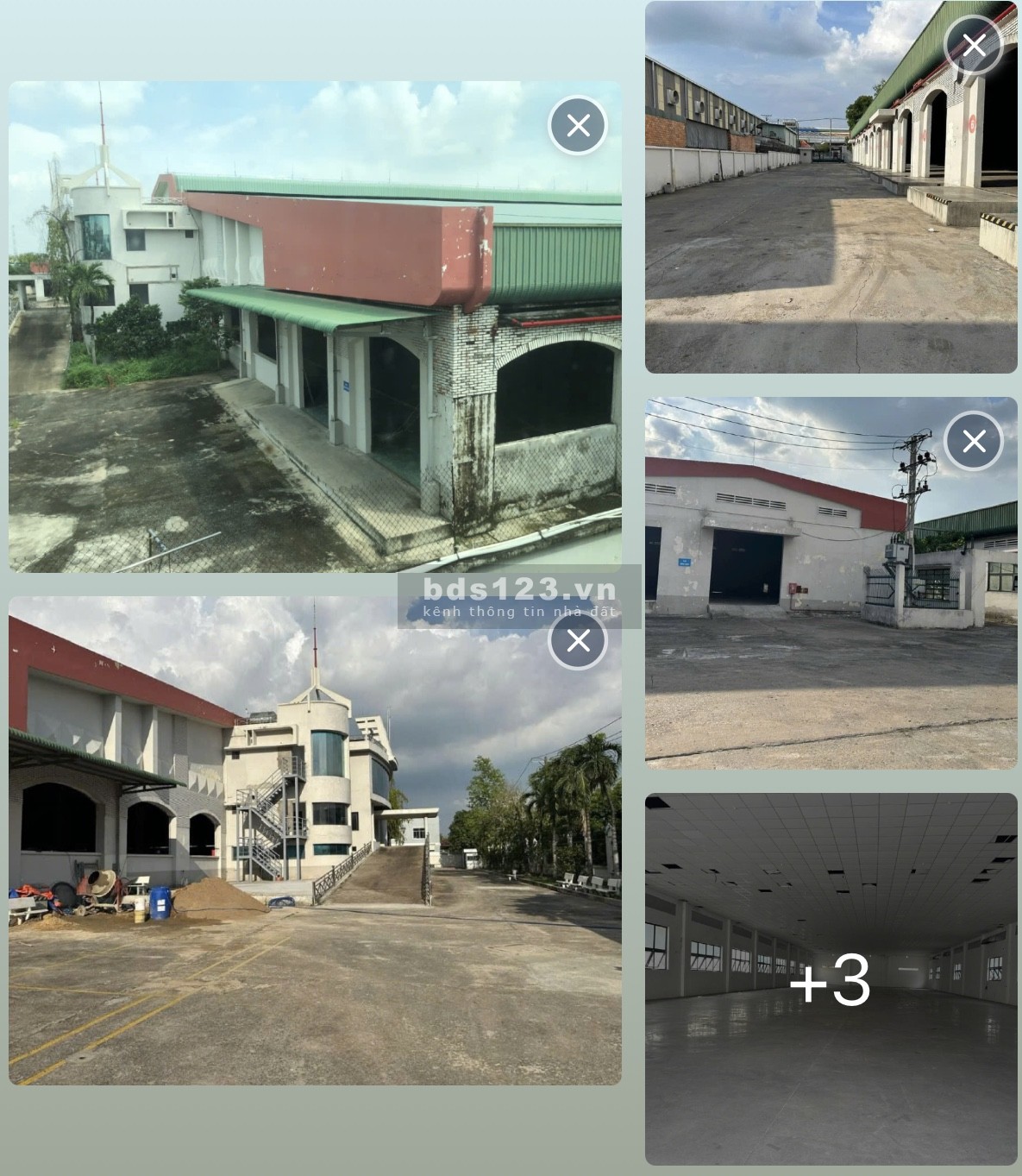 Cho thuê, bán kho xưởng diện tích lớn cụm/KCN ven TPHCM