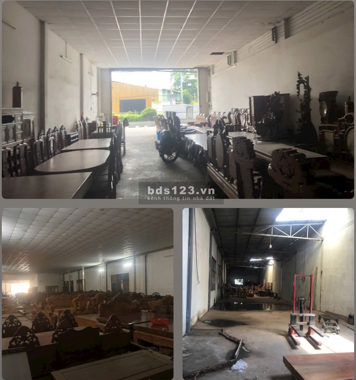 Kho xưởng cho thuê 700m2, 1200m2 gần ngã tư Bà Điểm