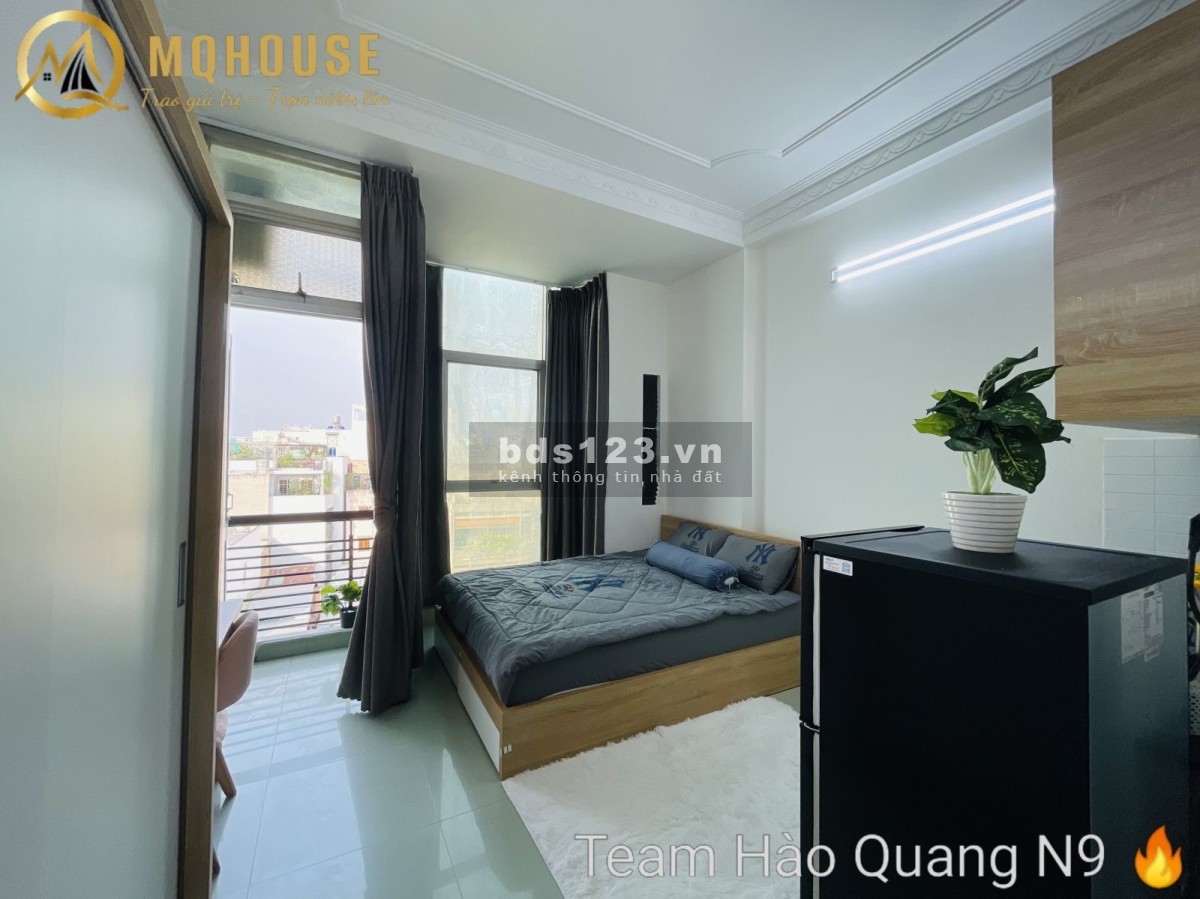 Căn hộ siêu đẹp, Ban công cửa sổ tại CMT8, Quận 10 - Full nội thất