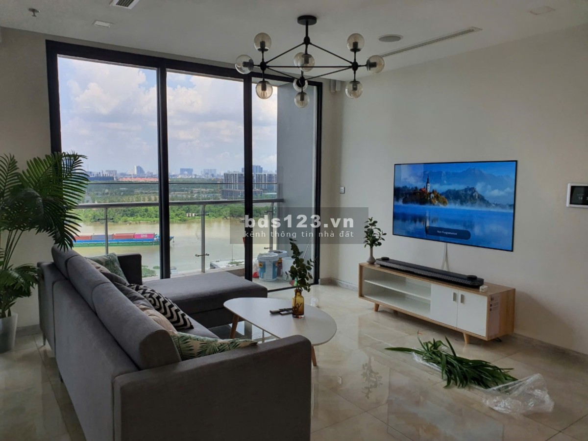 CHO THUÊ 3PN VINHOMES GOLDEN RIVER (BASON), GIÁ THẬT 48TR, VIEW VÒNG CUNG ĐẸP NHẤT THÁP AQUA 2