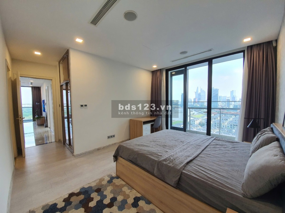 CHO THUÊ 3PN VINHOMES GOLDEN RIVER (BASON), GIÁ THẬT 48TR, VIEW VÒNG CUNG ĐẸP NHẤT THÁP AQUA 2
