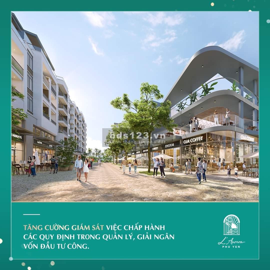 Bán Shophouse A'Laurora mặt biển tại tp Tuy Hòa, Phú Yên