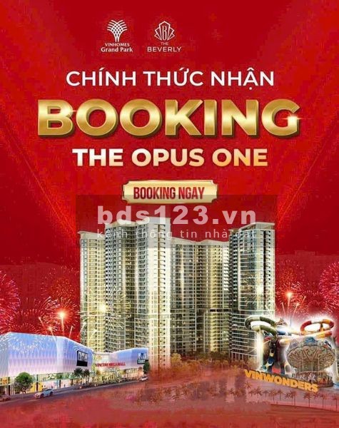 THE OPUS ONES VINHOMSE GRAND PARK- Kế bên nhà là Vincom