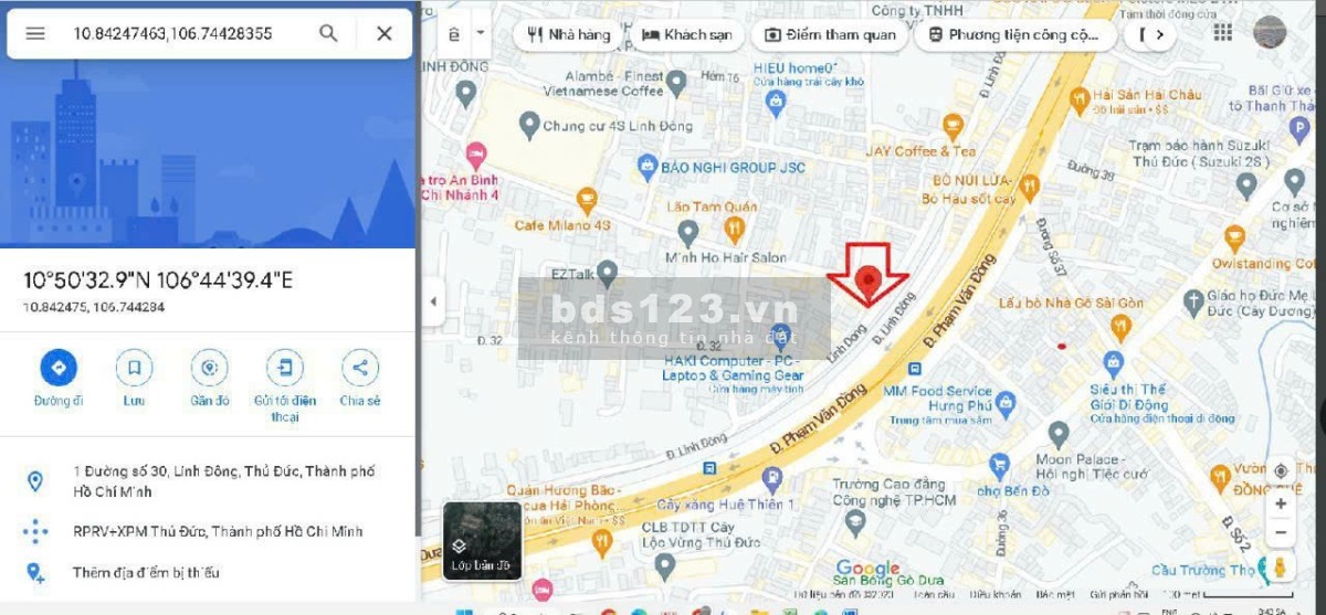 CHO THUÊ GARA SỬA CHỮA Ô TÔ 250M, ĐƯỜNG 30 P.LINH ĐÔNG, THỦ ĐỨC