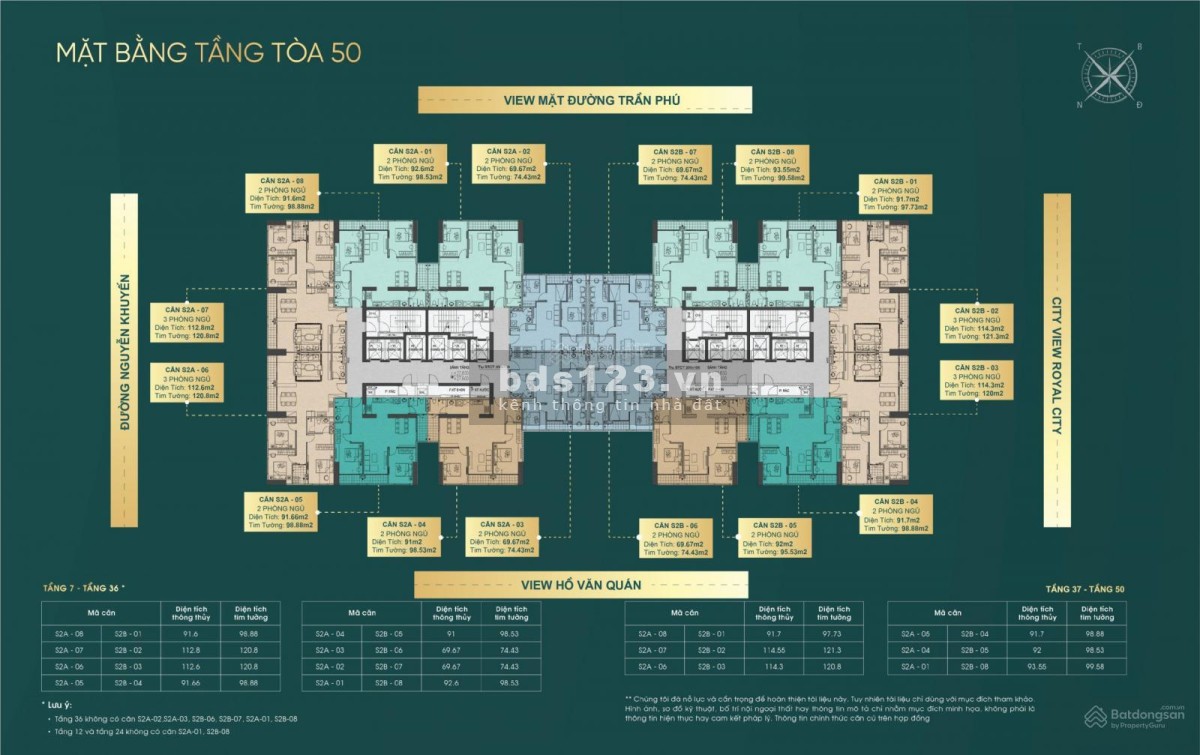 Căn hộ 2pn 92.6m2 chỉ có 3.91 tỷ, ck 9%, htls 0% tại Grand Sunlake - view hồ