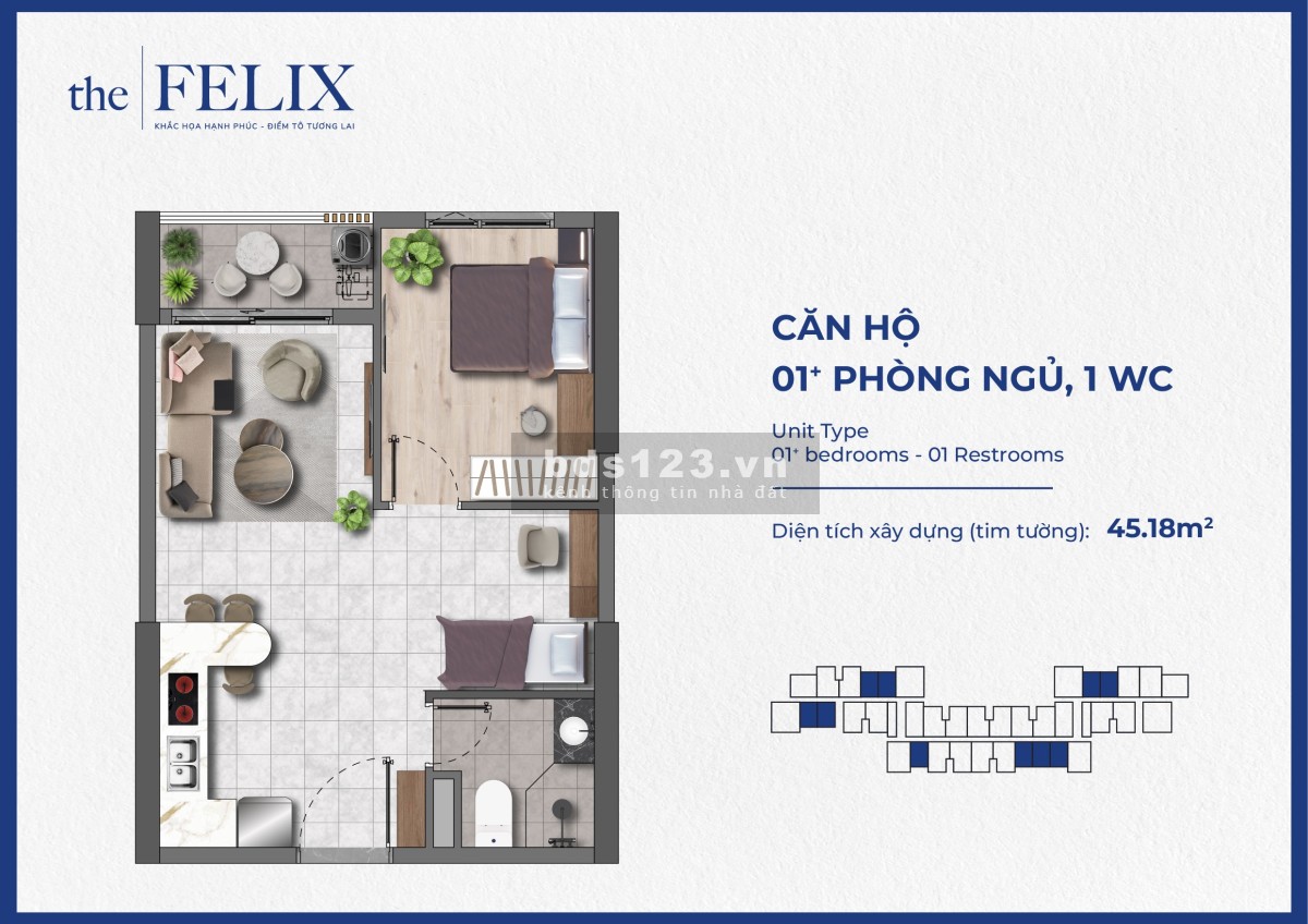Chỉ từ 1,48 tỷ/ căn 1PN+, TT 20% cho tới khi nhận nhà. Full nội thất, liền kề TP Thủ Đức