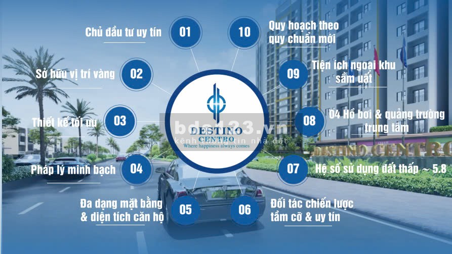 Mở Bán Căn Hộ Destino Centro, Giá Chỉ Từ 900 Triệu/Căn, Vị Trí Thuận Lợi Di Chuyển
