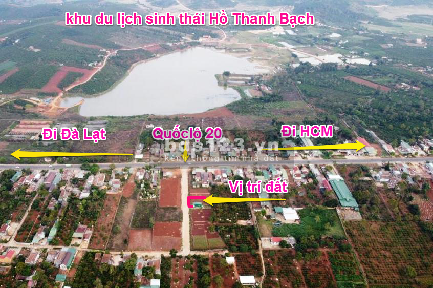 BÁN ĐẤT THỔ CƯ QUỐC LỘ 20 (ĐINH LẠC - THỊ TRẤN DI LINH)