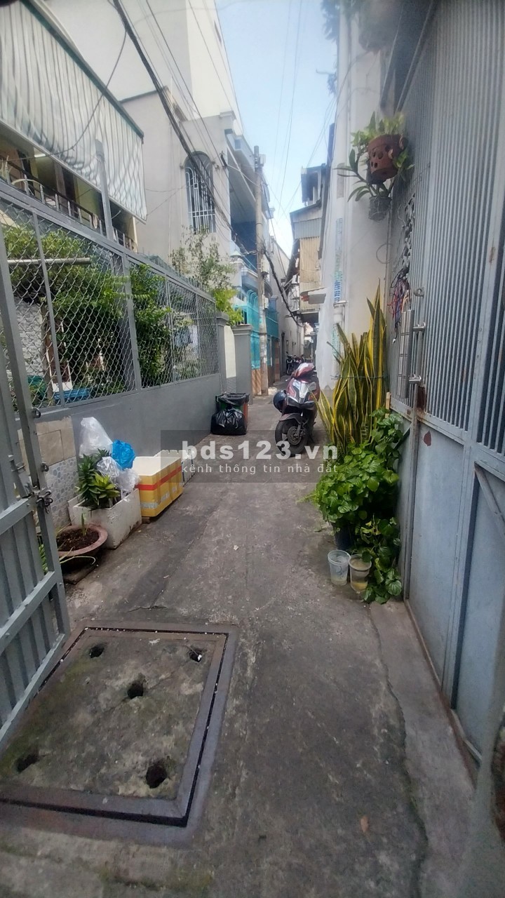 Bán nhà 1 trệt, 1 lầu hẻm 1/ cách mặt tiền 30m nở hậu (3x16,5) 49,5m2, dtsd 99m2