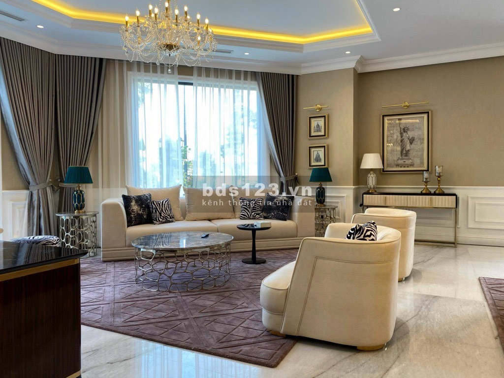 Biệt Thự Nhà Vườn Elegant Park Villa Thạch Bàn. 375M x 4T, Lô Góc, Đầu Hồi 3 Mặt Tiền. Giá 100 Tỷ