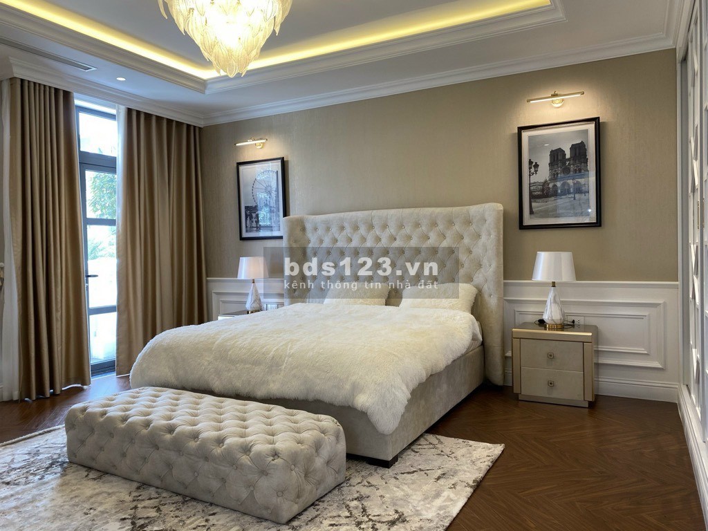 Biệt Thự Nhà Vườn Elegant Park Villa Thạch Bàn. 375M x 4T, Lô Góc, Đầu Hồi 3 Mặt Tiền. Giá 100 Tỷ