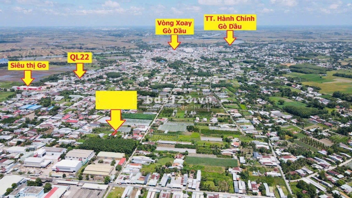 Bán Nhanh Căn Nhà To Vật Vã 400m2 Ngay BV Xuyên Á Thị Trấn Gò Dầu, Tây Ninh giá 720 Triệu