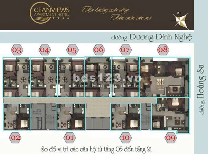 Cắt lỗ căn hộ 2PN trực diện biển À La Carte Đà Nẵng - sổ vĩnh viễn, tặng nội thất, công chứng ngay