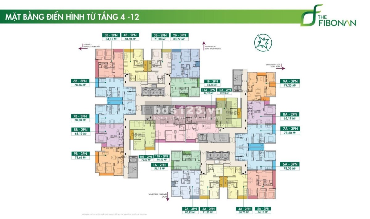 Sở hữu căn hộ 2PN 3PN giá sốc tòa The Fibonan KĐT Ecopark với chính sách ưu đãi CK7% quà tặng 100tr