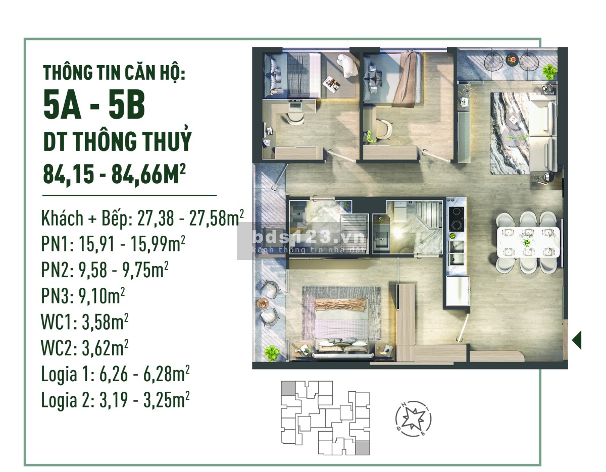 Siêu bão đổ bộ - Căn hộ đẹp nhất tại Fibonan chính thức lộ diện