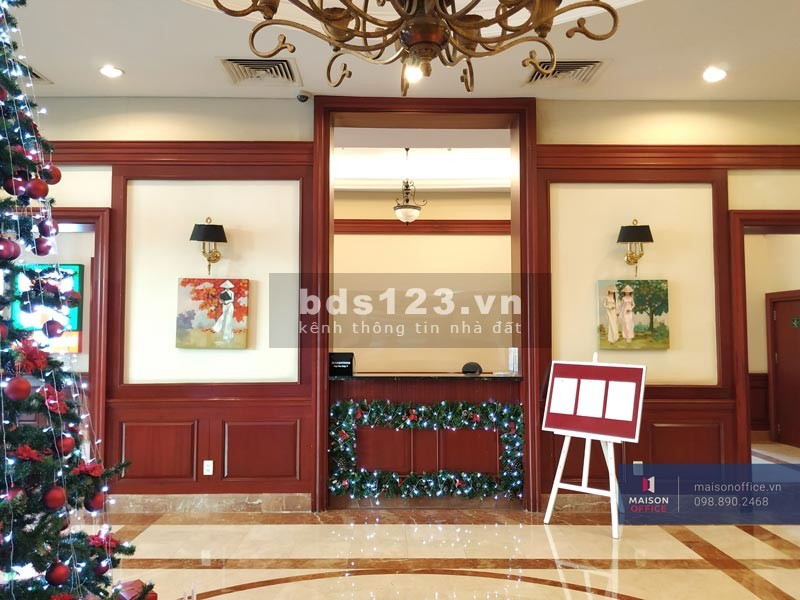 Cho thuê văn phòng The Manor Bình Thạnh, DT 150 đến 360m2 tầng 1