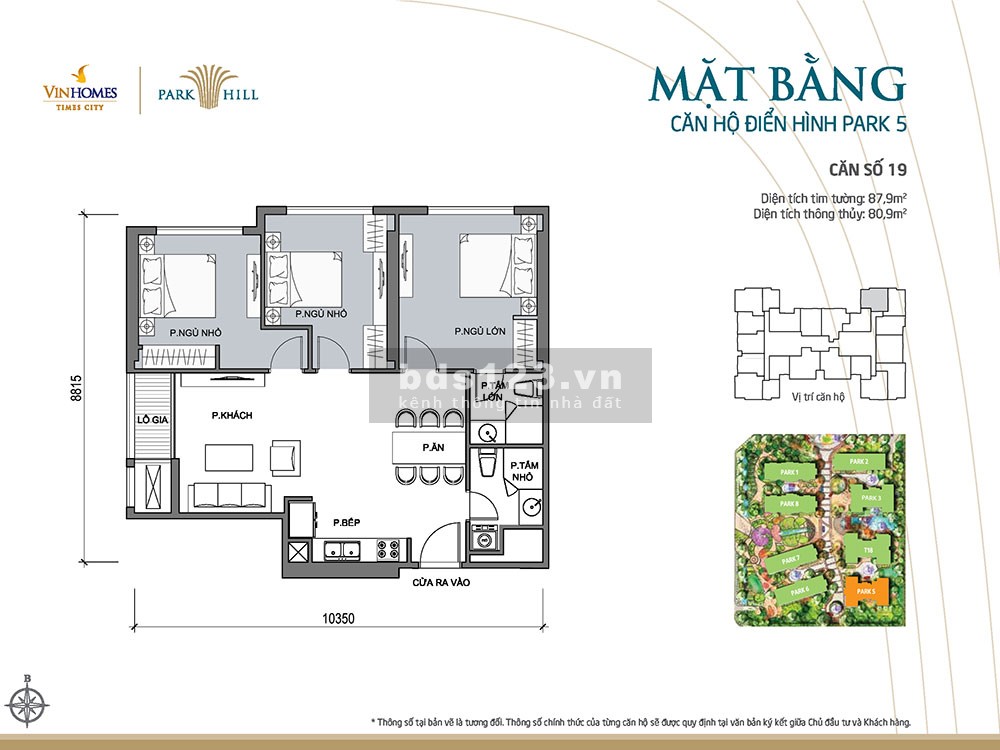 Bán căn hộ 3 ngủ góc Park 5 kđt Time City, hoàn thiện full đồ đẹp tại Hà Nội (0985941715)