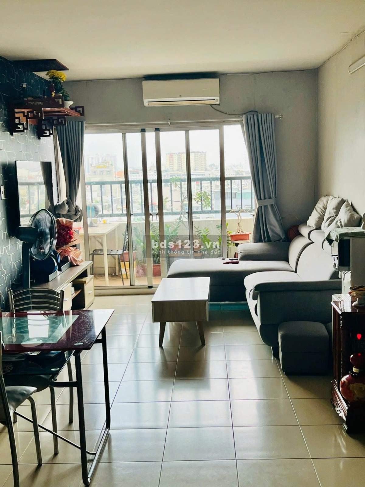Chung cư Phan Xích Long, Phú Nhuận: 75m2 - 2p ngủ, 2wc, Đủ NT, 13tr/tháng