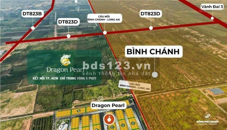 Kẹt tiền cần giảm mạnh đất Khu Dân Cư dự án Dragon Pearl chỉ với 1 tỷ 4 một lô